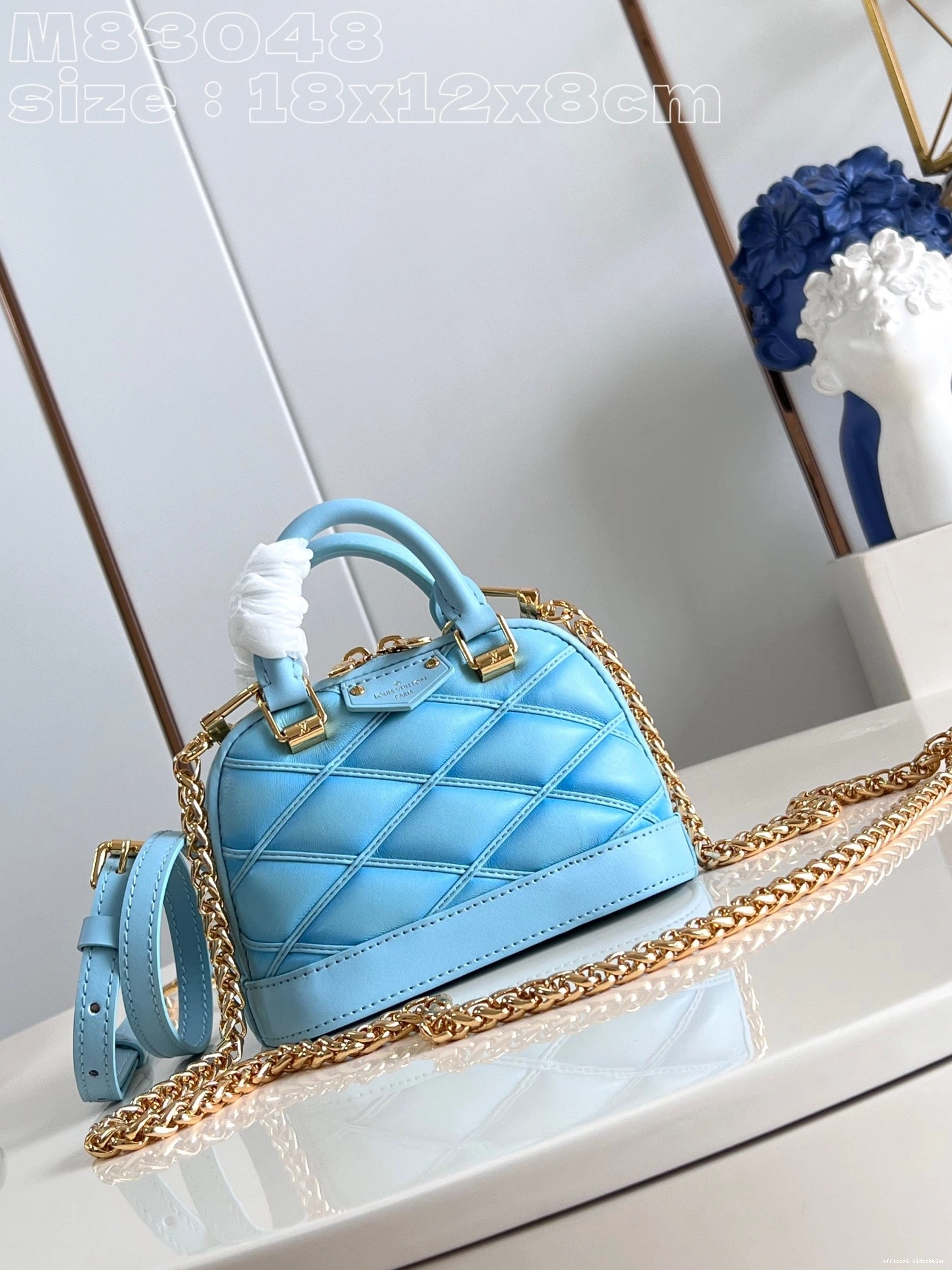 Official oldcobbler Alma-18*12*8cm Nano VUITTON LOUIS 0724